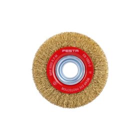   FESTA Körkefe 100 x 20 mm szűkítőgyűrűkkel sárgaréz bevonat
