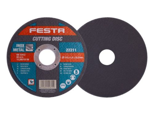 FESTA Vágókorong fémre 115 x 1,0 x 22,2 mm