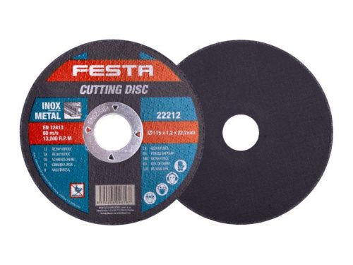 FESTA Vágókorong fémre 115 x 1,2 x 22,2 mm