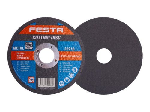 FESTA Vágókorong fémre 115 x 2,5 x 22,2 mm