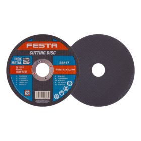 FESTA Vágókorong fémre 125 x 1,2 x 22,2 mm inox