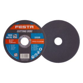 FESTA Vágókorong fémre 125 x 1,0 x 22,2 mm inox