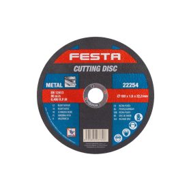 FESTA Vágókorong fémre 180 x 1,6 x 22,2 mm