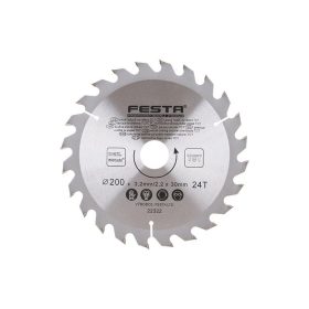 FESTA Fűrésztárcsa fához 200 x 30 x 2,2 mm / 24T