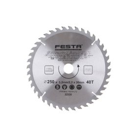 FESTA Fűrésztárcsa fához 250 x 30 x 2,2 mm / 40T