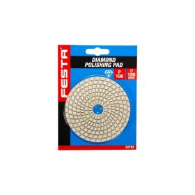   FESTA Tépőzáras gyémánt csiszoló és polírozókorong 100 mm / P100 vizes