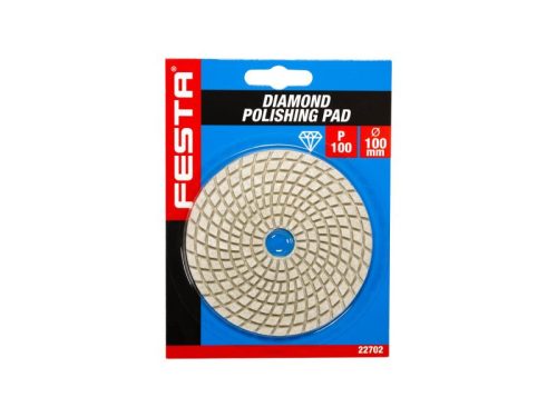 FESTA Tépőzáras gyémánt csiszoló és polírozókorong 100 mm / P100 vizes