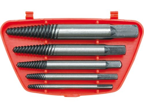Tört-csavar kiszedő 5 részes 1/4"-9/16"