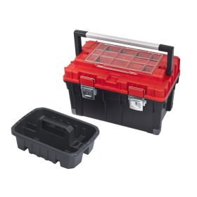 QBRICK REGULAR Szerszámosláda trophy 2 carbo HD piros