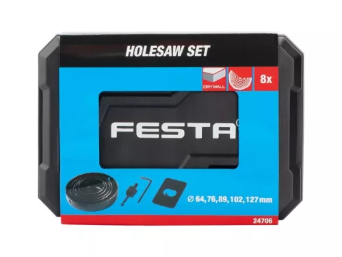 FESTA Körkivágó készlet 6 részes (64-127 mm)