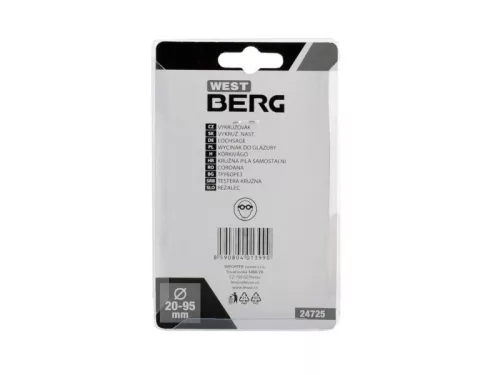 Állítható körkivágó csempéhez 20-95 mm