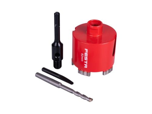 Gyémánt fúrókorona SDS-Plus szegmentált 82 mm