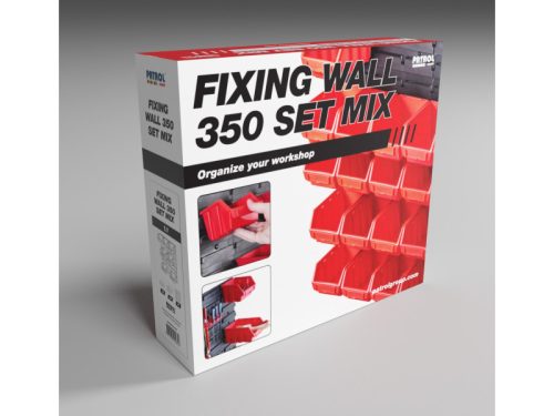 QBRICK REGULAR Fali tárolók mix 350