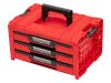 QBRICK SYSTEM PRO 2.0 Szerszámosláda Fiókos 3 EXPERT Red Ultra HD