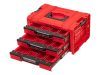 QBRICK SYSTEM PRO 2.0 Szerszámosláda Fiókos 3 EXPERT Red Ultra HD