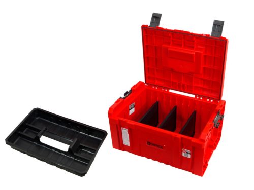 QBRICK SYSTEM PRO Gurulós Fiókos Szerszámosláda 4 Red Ultra HD