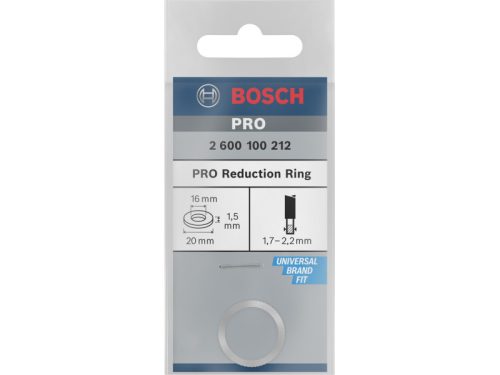 BOSCH PRO Szűkítő gyűrű 20/16 x 1,5 mm