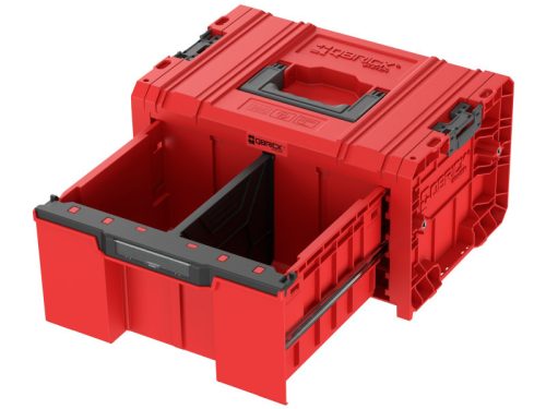 QBRICK SYSTEM PRO 2.0 Szerszámosláda Fiókos 1 EXPERT Red Ultra HD