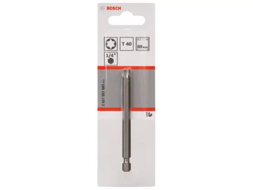 BOSCH Bithegy T40 x 89 mm 1/4" Extra Hard