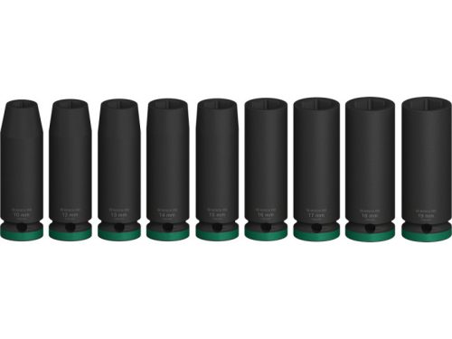 BOSCH PRO Hosszú gépi dugókulcs készlet 9 részes 1/2" 10-19 mm CrMo