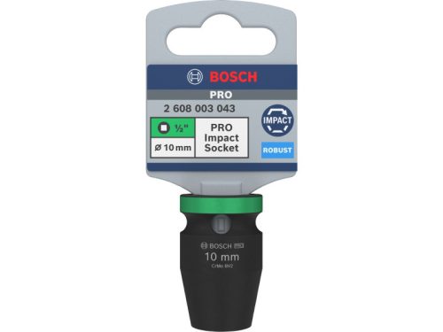 BOSCH PRO Gépi dugókulcs 1/2" 10 mm CrMo