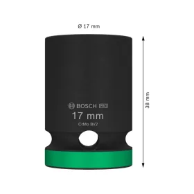BOSCH PRO Gépi dugókulcs 1/2" 17 mm CrMo