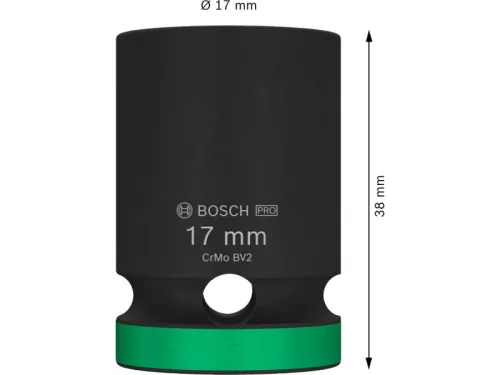 BOSCH PRO Gépi dugókulcs 1/2" 17 mm CrMo