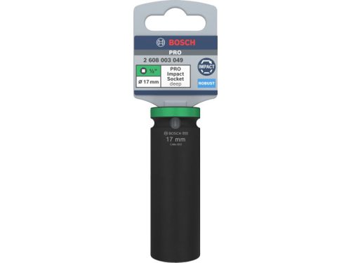 BOSCH PRO Hosszú gépi dugókulcs 1/2" 17 mm CrMo