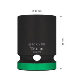 BOSCH PRO Gépi dugókulcs 1/2" 19 mm CrMo