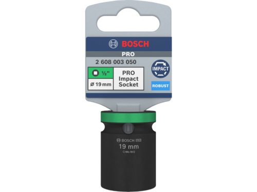 BOSCH PRO Gépi dugókulcs 1/2" 19 mm CrMo
