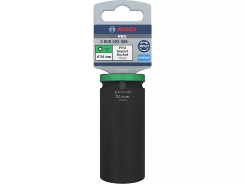 BOSCH PRO Hosszú gépi dugókulcs 1/2" 24 mm CrMo