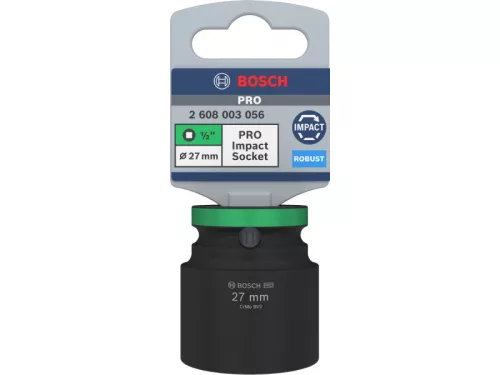 BOSCH PRO Gépi dugókulcs 1/2" 27 mm CrMo
