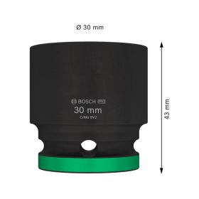 BOSCH PRO Gépi dugókulcs 1/2" 30 mm CrMo
