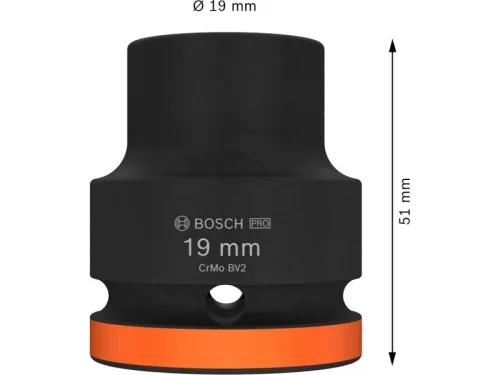 BOSCH PRO Gépi dugókulcs 3/4" 19 mm CrMo