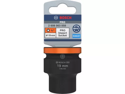 BOSCH PRO Gépi dugókulcs 3/4" 19 mm CrMo