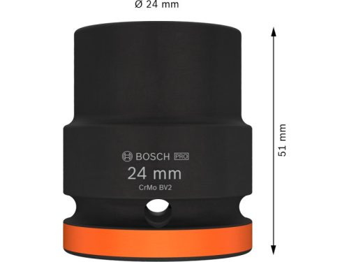 BOSCH PRO Gépi dugókulcs 3/4" 24 mm CrMo