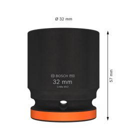 BOSCH PRO Gépi dugókulcs 3/4" 32 mm CrMo