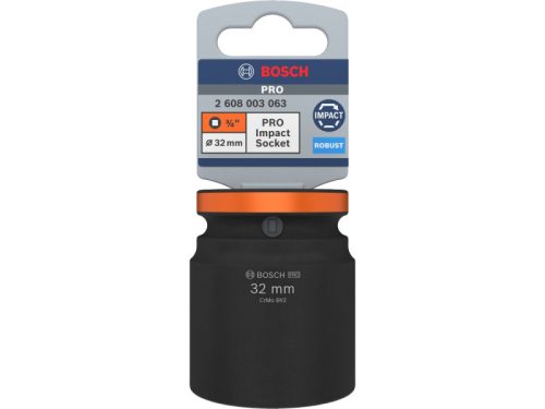 BOSCH PRO Gépi dugókulcs 3/4" 32 mm CrMo