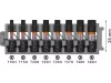 BOSCH PRO Impact bithegy készlet 8 részes T10 - T40 x 25 mm 1/4" Hex