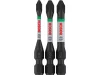 BOSCH PRO Impact bithegy készlet 3 részes PZ1 / PZ2 / PZ3 x 55 mm 1/4" Hex