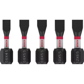   BOSCH PRO Impact bithegy készlet 5 részes 25mm (SL4,5/SL5,5x3/6,5x1db) 1/4" Hex
