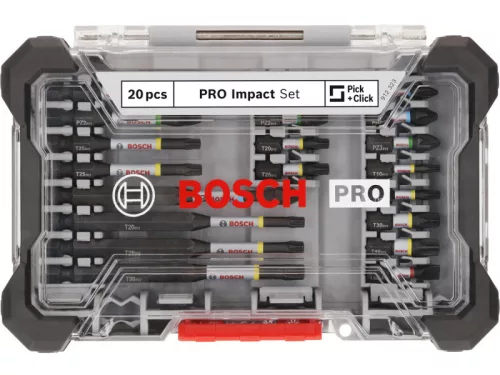 BOSCH PRO Impact bithegy készlet 20 részes 1/4" Hex
