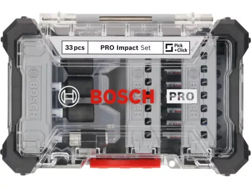 BOSCH PRO Impact bithegy készlet 33 részes 1/4" Hex