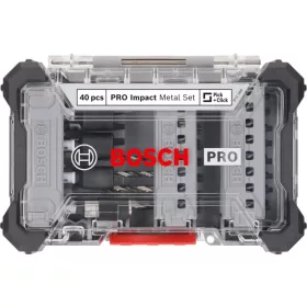   BOSCH PRO Impact bithegy és csigafúró készlet 40 részes 1/4" Hex