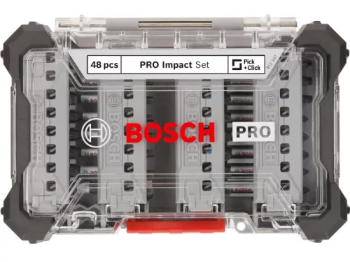 BOSCH PRO Impact bithegy készlet 48 részes 1/4" Hex
