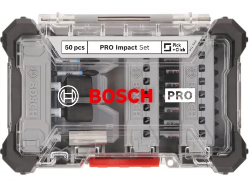 BOSCH PRO Impact bithegy készlet 50 részes 1/4" Hex