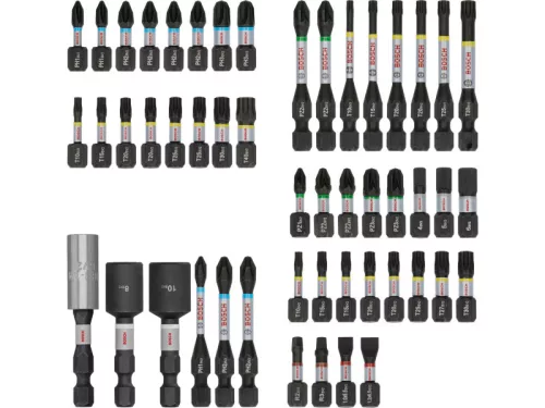 BOSCH PRO Impact bithegy készlet 50 részes 1/4" Hex