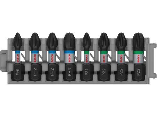 BOSCH PRO Bithegy készlet 8 részes 25 mm (PH1, PH2 x 3, PH3, PZ2 x 2, PZ3) Pick & Click