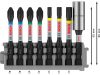 BOSCH PRO Bithegy készlet 8 r. 50 mm + tartó (PH2 x 2, PZ2 x 2, T20, T25, T30) Pick & Click