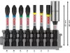 BOSCH PRO Bithegy készlet 8 r. 50 mm + tartó (PH2 x 2, PZ2 x 2, T20, T25, T30) Pick & Click